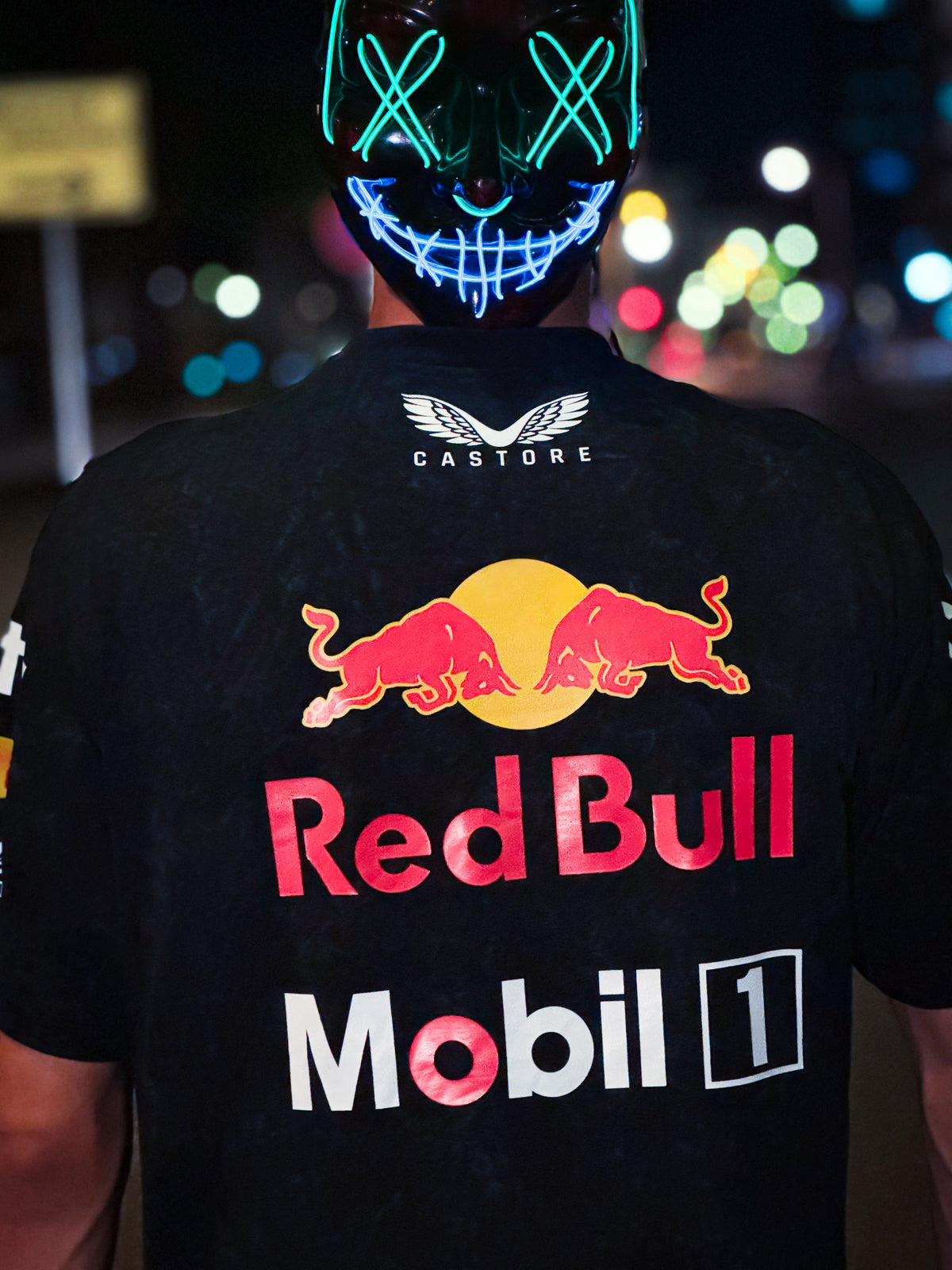 T-shirt Oversize Acid Wash Red Bull Racing F1