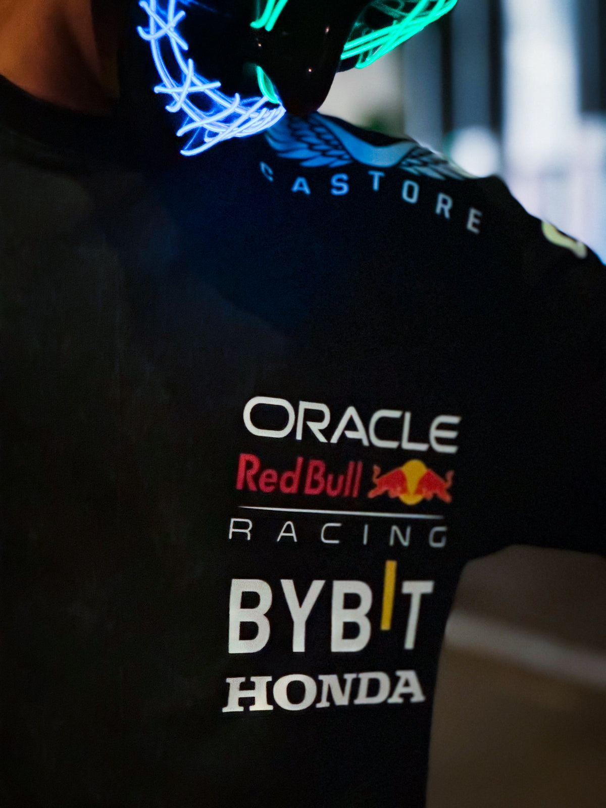 T-shirt Oversize Acid Wash Red Bull Racing F1